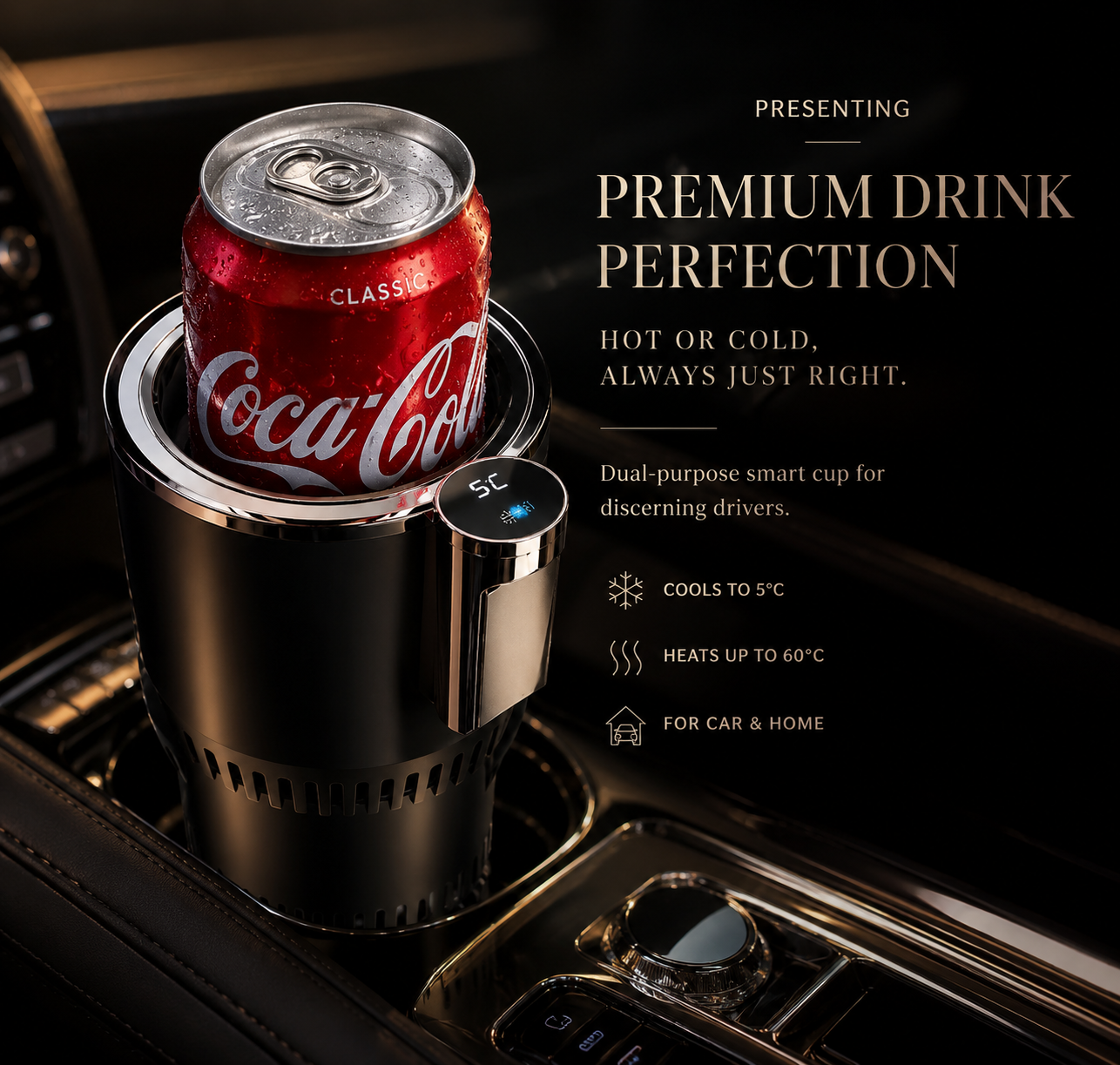 Roadly Smart Heated & Cooled Cup Holder