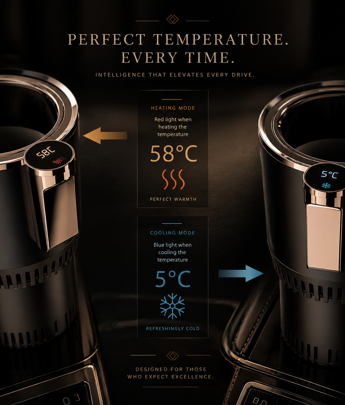 Roadly Smart Heated & Cooled Cup Holder
